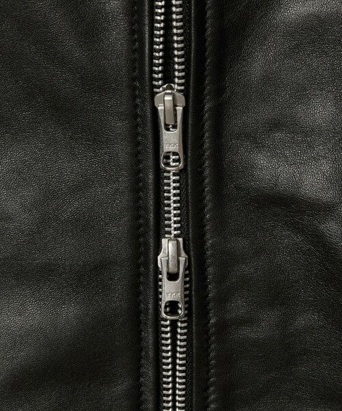 BEAUTY&YOUTH UNITED ARROWS / ビューティー&ユース ユナイテッドアローズ レザーブルゾン・ジャケット | 【WEB限定 WARDROBE SMART】 シープ シングル ライダースジャケット | 詳細14