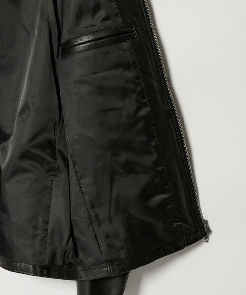 BEAUTY&YOUTH UNITED ARROWS / ビューティー&ユース ユナイテッドアローズ レザーブルゾン・ジャケット | 【WEB限定 WARDROBE SMART】 シープ シングル ライダースジャケット | 詳細15
