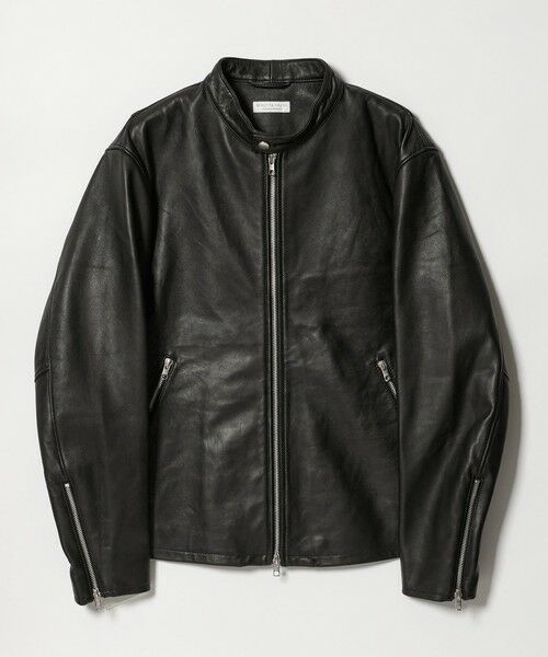 BEAUTY&YOUTH UNITED ARROWS / ビューティー&ユース ユナイテッドアローズ レザーブルゾン・ジャケット | 【WEB限定 WARDROBE SMART】 シープ シングル ライダースジャケット | 詳細7
