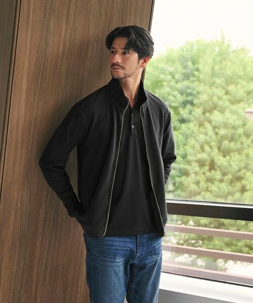 BEAUTY&YOUTH UNITED ARROWS / ビューティー&ユース ユナイテッドアローズ その他トップス | 【WEB限定 WARDROBE SMART】エアリー カノコ  ジップ ブルゾン 抗菌防臭 | 詳細1