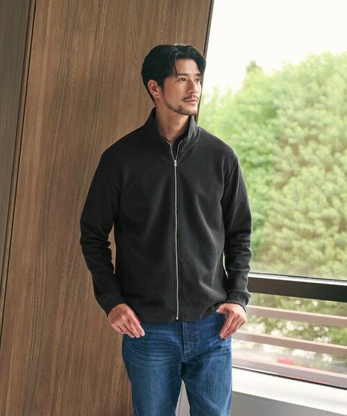 BEAUTY&YOUTH UNITED ARROWS / ビューティー&ユース ユナイテッドアローズ その他トップス | 【WEB限定 WARDROBE SMART】エアリー カノコ  ジップ ブルゾン 抗菌防臭 | 詳細6