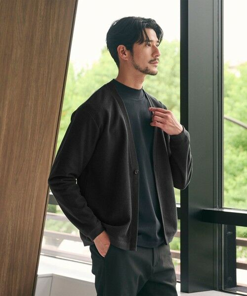 BEAUTY&YOUTH UNITED ARROWS / ビューティー&ユース ユナイテッドアローズ カーディガン・ボレロ | 【WEB限定 WARDROBE SMART】エアリー カノコ  カーディガン 抗菌防臭 | 詳細2