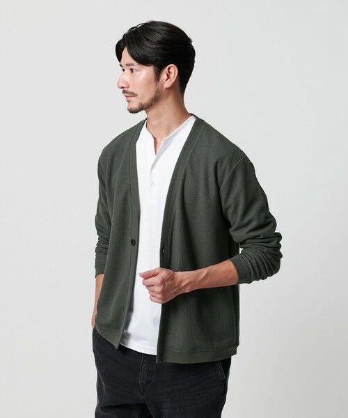 BEAUTY&YOUTH UNITED ARROWS / ビューティー&ユース ユナイテッドアローズ カーディガン・ボレロ | 【WEB限定 WARDROBE SMART】エアリー カノコ  カーディガン 抗菌防臭 | 詳細15