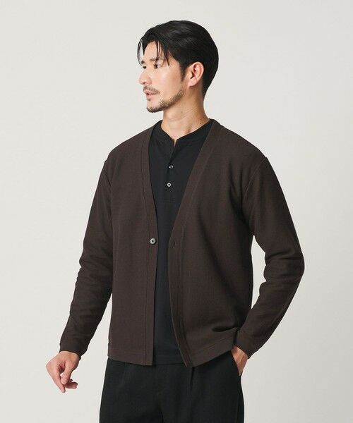 BEAUTY&YOUTH UNITED ARROWS / ビューティー&ユース ユナイテッドアローズ カーディガン・ボレロ | 【WEB限定 WARDROBE SMART】エアリー カノコ カーディガン 【抗菌・防臭】 | 詳細21
