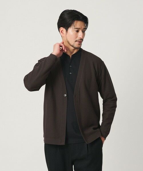 BEAUTY&YOUTH UNITED ARROWS / ビューティー&ユース ユナイテッドアローズ カーディガン・ボレロ | 【WEB限定 WARDROBE SMART】エアリー カノコ カーディガン 【抗菌・防臭】 | 詳細22