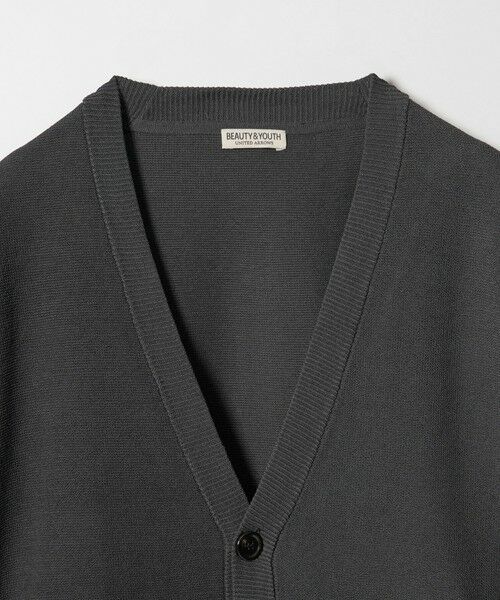BEAUTY&YOUTH UNITED ARROWS / ビューティー&ユース ユナイテッドアローズ カーディガン・ボレロ | ドロップ ミラノ Vネック カーディガン | 詳細13