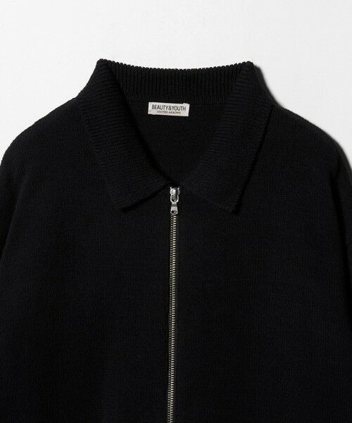 BEAUTY&YOUTH UNITED ARROWS / ビューティー&ユース ユナイテッドアローズ カーディガン・ボレロ | スラビー ポロニット ジャケット | 詳細4
