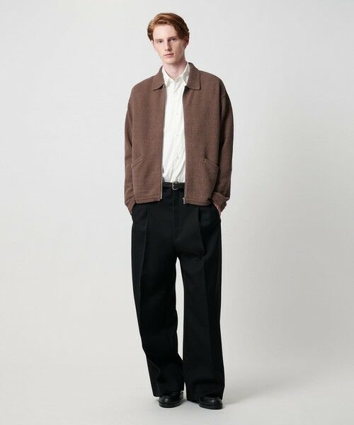 BEAUTY&YOUTH UNITED ARROWS / ビューティー&ユース ユナイテッドアローズ カーディガン・ボレロ | スラビー ポロニット ジャケット | 詳細8