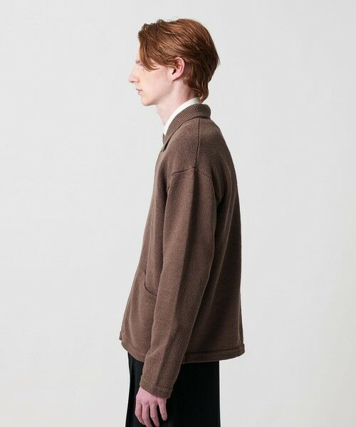 BEAUTY&YOUTH UNITED ARROWS / ビューティー&ユース ユナイテッドアローズ カーディガン・ボレロ | スラビー ポロニット ジャケット | 詳細10