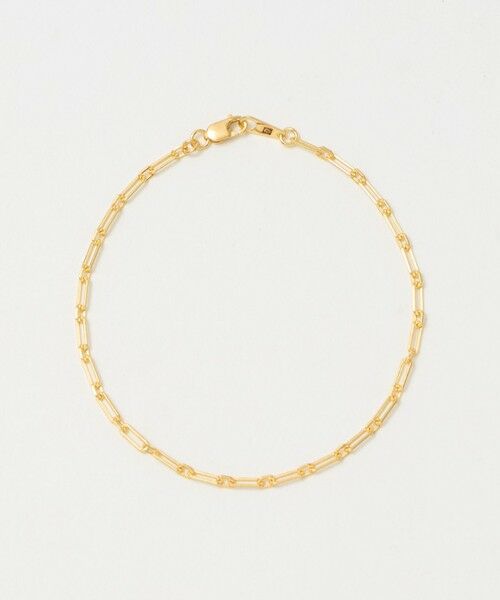 BEAUTY&YOUTH UNITED ARROWS / ビューティー&ユース ユナイテッドアローズ ブレスレット・バングル | ＜General＞GEN-060 チェーン ブレスレット ゴールドプレーテッド | 詳細1