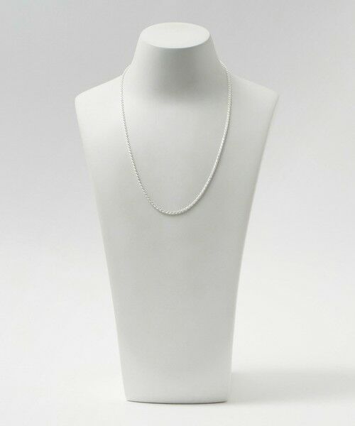 BEAUTY&YOUTH UNITED ARROWS / ビューティー&ユース ユナイテッドアローズ ネックレス・ペンダント・チョーカー | SILVER925 ツイスト チェーン ネックレス 50 | 詳細7