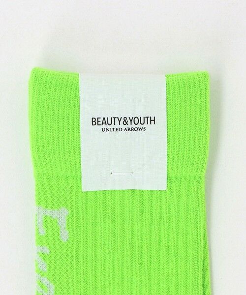 BEAUTY&YOUTH UNITED ARROWS / ビューティー&ユース ユナイテッドアローズ ソックス | フリーダム スタンダード ロゴ ソックス | 詳細4