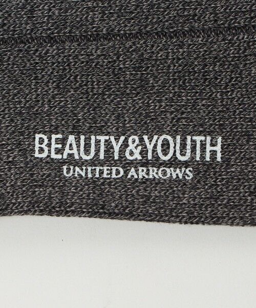 BEAUTY&YOUTH UNITED ARROWS / ビューティー&ユース ユナイテッドアローズ ソックス | シルケット リブ レギュラー ソックス | 詳細8