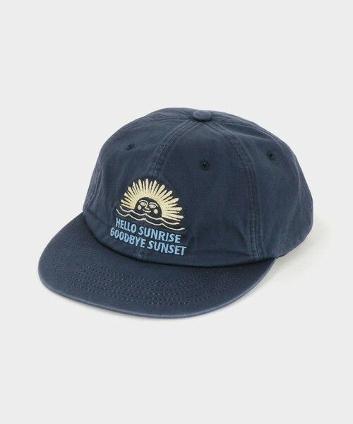 BEAUTY & YOUTH UNITED ARROWS/ビューティー&ユース ユナイテッドアローズ ＜HELLO SUNRISE＞90s ロゴ 6パネル キャップ NAVY FREE