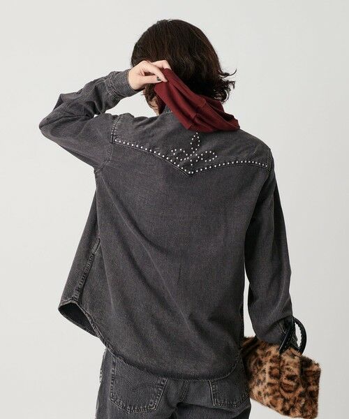 BEAUTY&YOUTH UNITED ARROWS / ビューティー&ユース ユナイテッドアローズ シャツ・ブラウス | 【国内EXCLUSIVE】＜Levi's＞スタッズ デニムウエスタンシャツ | 詳細3
