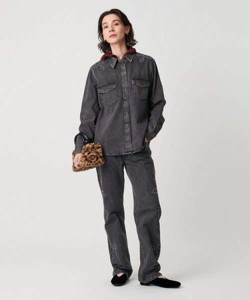 BEAUTY&YOUTH UNITED ARROWS / ビューティー&ユース ユナイテッドアローズ シャツ・ブラウス | 【国内EXCLUSIVE】＜Levi's＞スタッズ デニムウエスタンシャツ | 詳細4