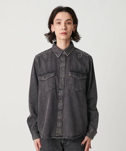 BEAUTY&YOUTH UNITED ARROWS / ビューティー&ユース ユナイテッドアローズ シャツ・ブラウス | 【国内EXCLUSIVE】＜Levi's＞スタッズ デニムウエスタンシャツ | 詳細5