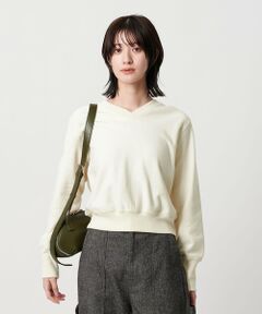 BEAUTY&YOUTH UNITED ARROWS / ビューティー&ユース ユナイテッドアローズ スウェット | Vネックコンパクト スウェットプルオーバー
