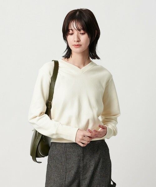 BEAUTY&YOUTH UNITED ARROWS / ビューティー&ユース ユナイテッドアローズ スウェット | Vネックコンパクト スウェットプルオーバー | 詳細1