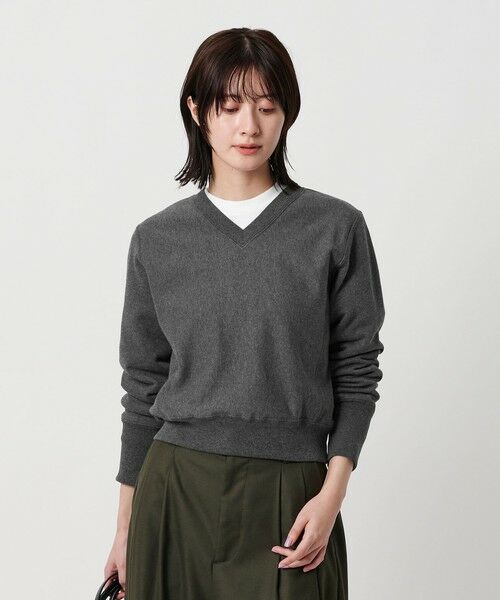 BEAUTY&YOUTH UNITED ARROWS / ビューティー&ユース ユナイテッドアローズ スウェット | Vネックコンパクト スウェットプルオーバー | 詳細7