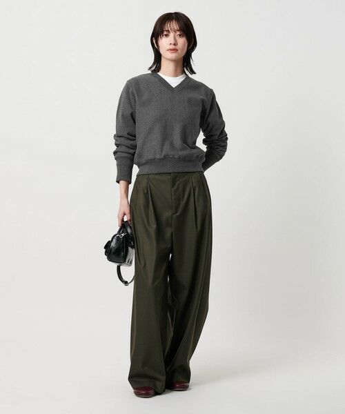 BEAUTY&YOUTH UNITED ARROWS / ビューティー&ユース ユナイテッドアローズ スウェット | Vネックコンパクト スウェットプルオーバー | 詳細9