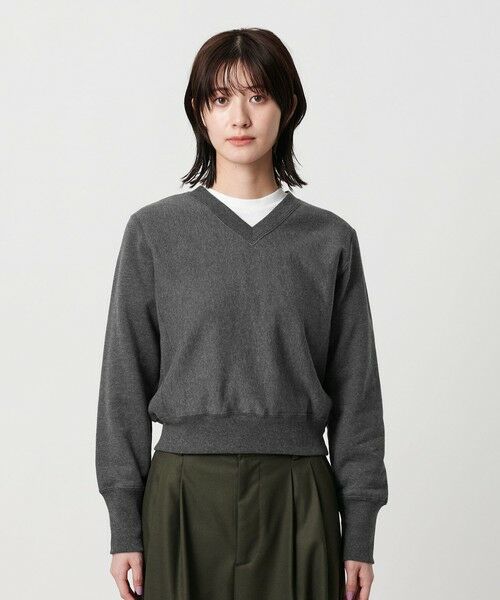 BEAUTY&YOUTH UNITED ARROWS / ビューティー&ユース ユナイテッドアローズ スウェット | Vネックコンパクト スウェットプルオーバー | 詳細10