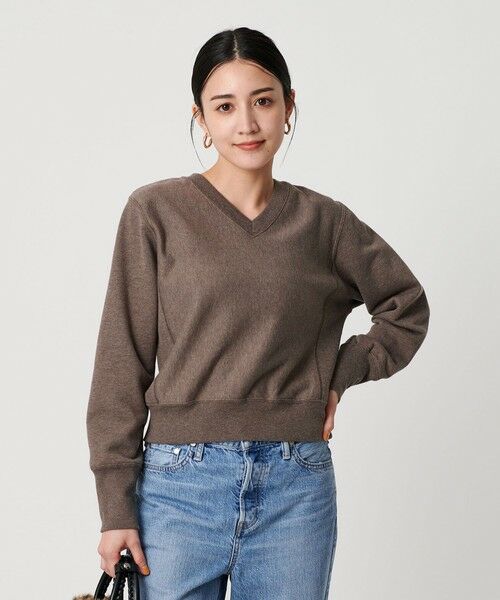 BEAUTY&YOUTH UNITED ARROWS / ビューティー&ユース ユナイテッドアローズ スウェット | Vネックコンパクト スウェットプルオーバー | 詳細17