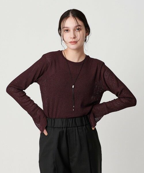 BEAUTY&YOUTH UNITED ARROWS / ビューティー&ユース ユナイテッドアローズ カットソー | レースカフス ロングスリーブ カットソー | 詳細16