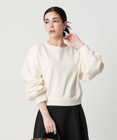 BEAUTY&YOUTH UNITED ARROWS / ビューティー&ユース ユナイテッドアローズ カットソー | コットンポリエステルジャガード 袖ボリューム プルオーバー