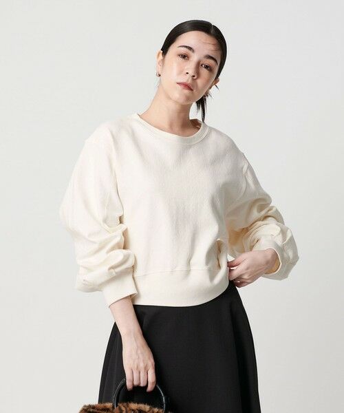 BEAUTY&YOUTH UNITED ARROWS / ビューティー&ユース ユナイテッドアローズ カットソー | コットンポリエステルジャガード 袖ボリューム プルオーバー | 詳細2