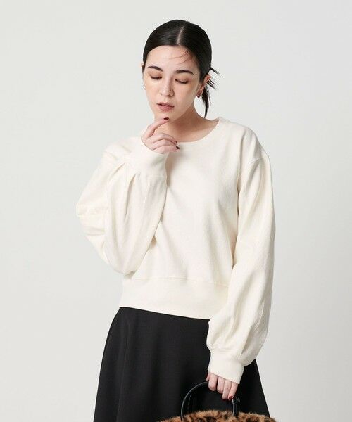 BEAUTY&YOUTH UNITED ARROWS / ビューティー&ユース ユナイテッドアローズ カットソー | コットンポリエステルジャガード 袖ボリューム プルオーバー | 詳細3