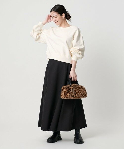 BEAUTY&YOUTH UNITED ARROWS / ビューティー&ユース ユナイテッドアローズ カットソー | コットンポリエステルジャガード 袖ボリューム プルオーバー | 詳細4