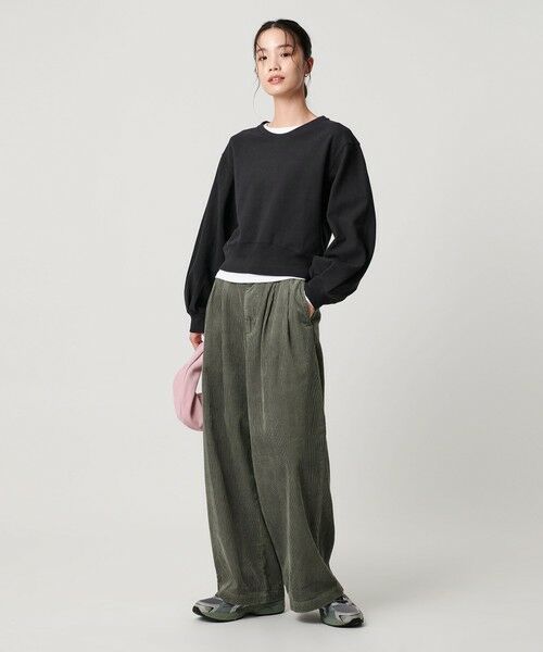 BEAUTY&YOUTH UNITED ARROWS / ビューティー&ユース ユナイテッドアローズ カットソー | コットンポリエステルジャガード 袖ボリューム プルオーバー | 詳細10