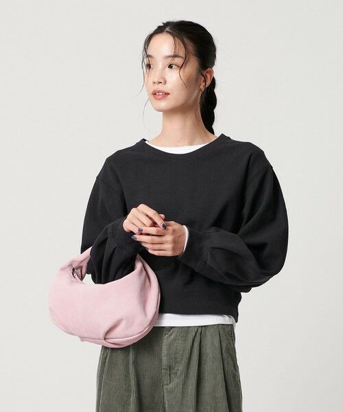 BEAUTY & YOUTH UNITED ARROWS/ビューティー&ユース ユナイテッドアローズ コットンポリエステルジャガード 袖ボリューム プルオーバー DK. GRAY FREE BEAUTY & YOUTH UNITED ARROWS/ビューティー&ユース ユナイテッドアローズ コットンポリエステルジャガード 袖ボリューム プルオーバー DK. GRAY FREE