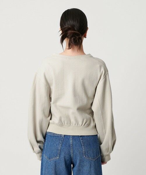 BEAUTY&YOUTH UNITED ARROWS / ビューティー&ユース ユナイテッドアローズ カットソー | コットンポリエステルジャガード 袖ボリューム プルオーバー | 詳細21