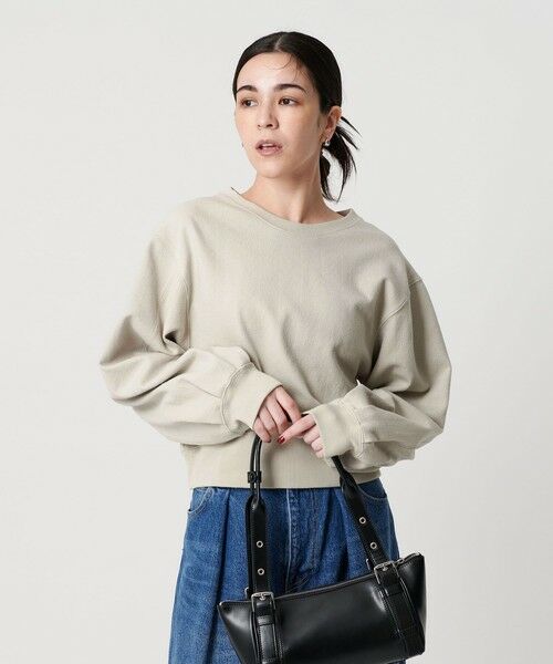 BEAUTY&YOUTH UNITED ARROWS / ビューティー&ユース ユナイテッドアローズ カットソー | コットンポリエステルジャガード 袖ボリューム プルオーバー | 詳細16