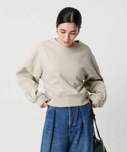 BEAUTY&YOUTH UNITED ARROWS / ビューティー&ユース ユナイテッドアローズ カットソー | コットンポリエステルジャガード 袖ボリューム プルオーバー | 詳細17