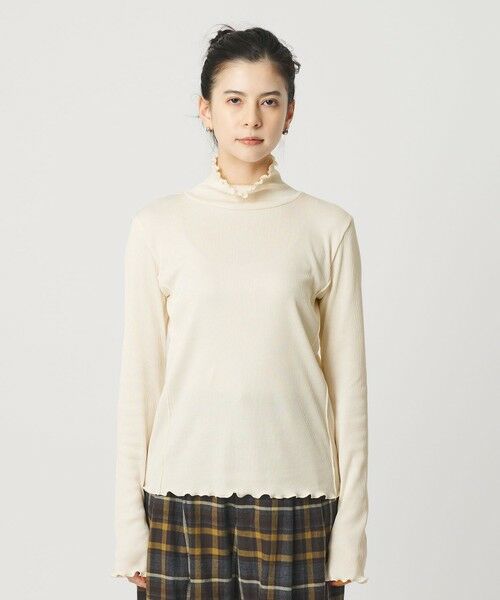 BEAUTY&YOUTH UNITED ARROWS / ビューティー&ユース ユナイテッドアローズ カットソー | ポリエステルコットンテレコ メロータートルネック カットソー | 詳細3