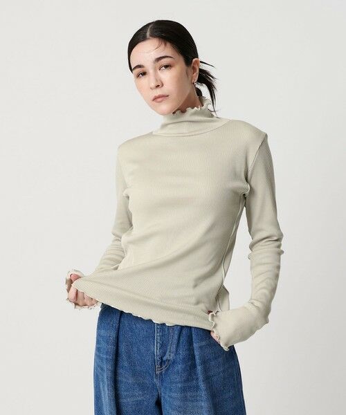BEAUTY&YOUTH UNITED ARROWS / ビューティー&ユース ユナイテッドアローズ カットソー | ポリエステルコットンテレコ メロータートルネック カットソー | 詳細17