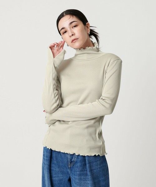 BEAUTY & YOUTH UNITED ARROWS/ビューティー&ユース ユナイテッドアローズ ポリエステルコットンテレコ メロータートルネック カットソー NATURAL FREE BEAUTY & YOUTH UNITED ARROWS/ビューティー&ユース ユナイテッドアローズ ポリエステルコットンテレコ メロータートルネック カットソー NATURAL FREE