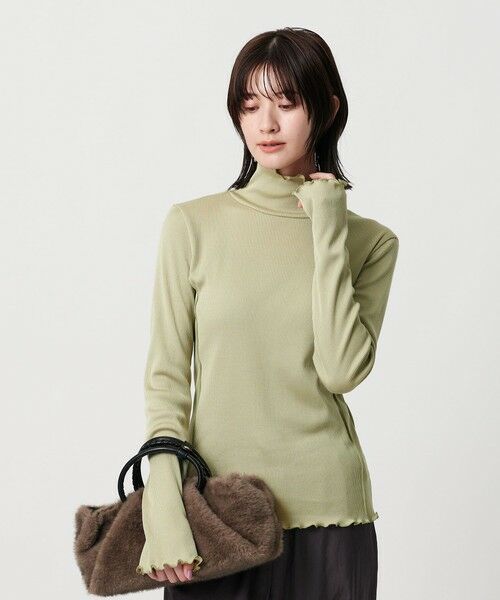 BEAUTY&YOUTH UNITED ARROWS / ビューティー&ユース ユナイテッドアローズ カットソー | ポリエステルコットンテレコ メロータートルネック カットソー | 詳細20