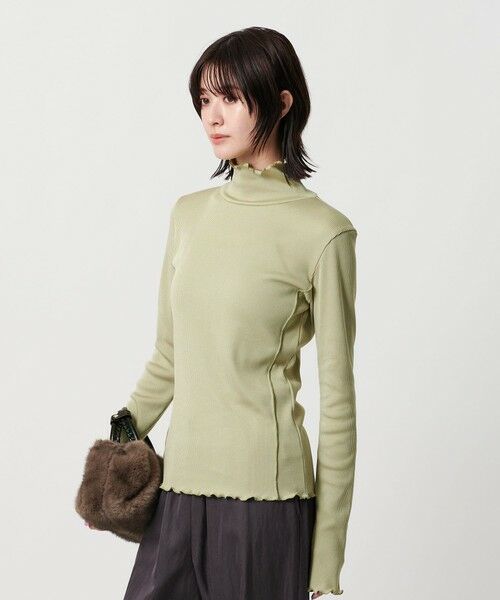 BEAUTY&YOUTH UNITED ARROWS / ビューティー&ユース ユナイテッドアローズ カットソー | ポリエステルコットンテレコ メロータートルネック カットソー | 詳細21