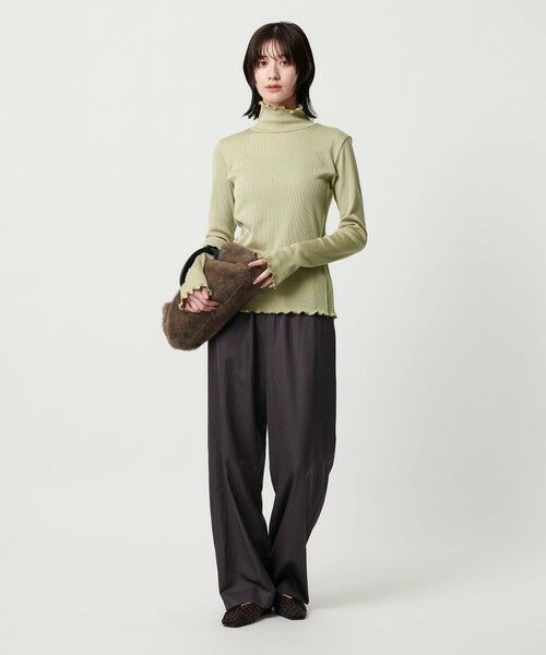 BEAUTY&YOUTH UNITED ARROWS / ビューティー&ユース ユナイテッドアローズ カットソー | ポリエステルコットンテレコ メロータートルネック カットソー | 詳細22