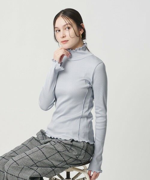 BEAUTY&YOUTH UNITED ARROWS / ビューティー&ユース ユナイテッドアローズ カットソー | ポリエステルコットンテレコ メロータートルネック カットソー | 詳細30