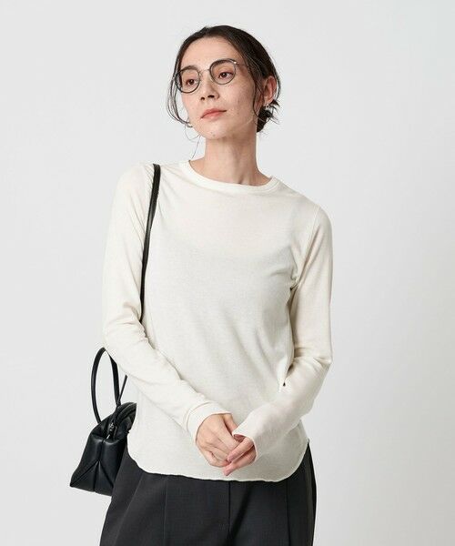 BEAUTY&YOUTH UNITED ARROWS / ビューティー&ユース ユナイテッドアローズ カットソー | セルロースウールブレンド クルーネックカットソー | 詳細1