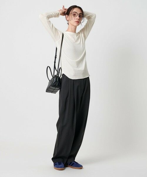 BEAUTY&YOUTH UNITED ARROWS / ビューティー&ユース ユナイテッドアローズ カットソー | セルロースウールブレンド クルーネックカットソー | 詳細3