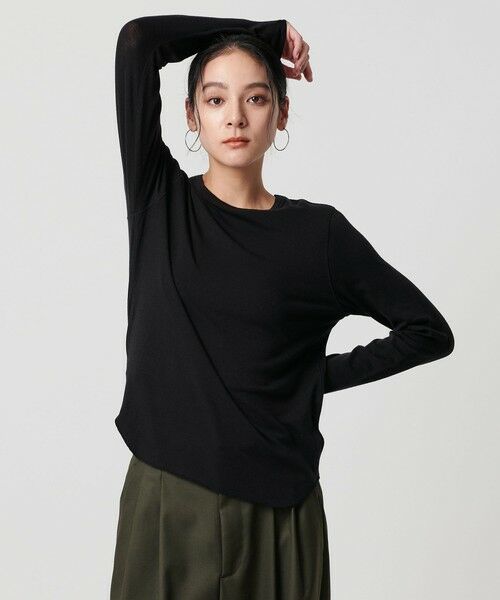 BEAUTY&YOUTH UNITED ARROWS / ビューティー&ユース ユナイテッドアローズ カットソー | セルロースウールブレンド クルーネックカットソー | 詳細4