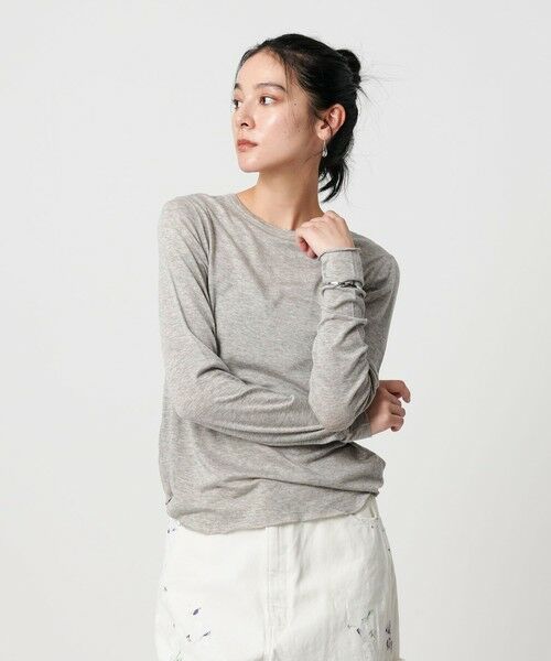 BEAUTY&YOUTH UNITED ARROWS / ビューティー&ユース ユナイテッドアローズ カットソー | セルロースウールブレンド クルーネックカットソー | 詳細6