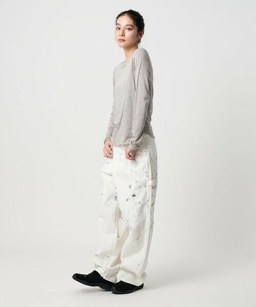 BEAUTY&YOUTH UNITED ARROWS / ビューティー&ユース ユナイテッドアローズ カットソー | セルロースウールブレンド クルーネックカットソー | 詳細7