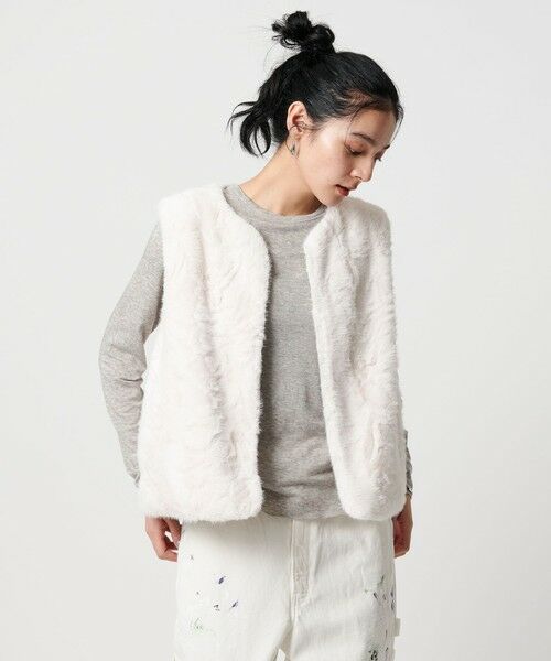 BEAUTY&YOUTH UNITED ARROWS / ビューティー&ユース ユナイテッドアローズ カットソー | セルロースウールブレンド クルーネックカットソー | 詳細8